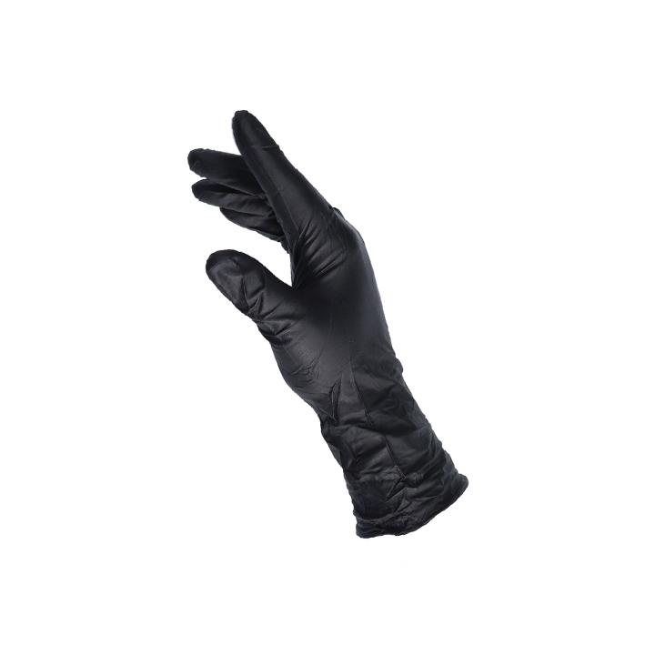 GLB - Gants longs jetables nitril noir - 60p.