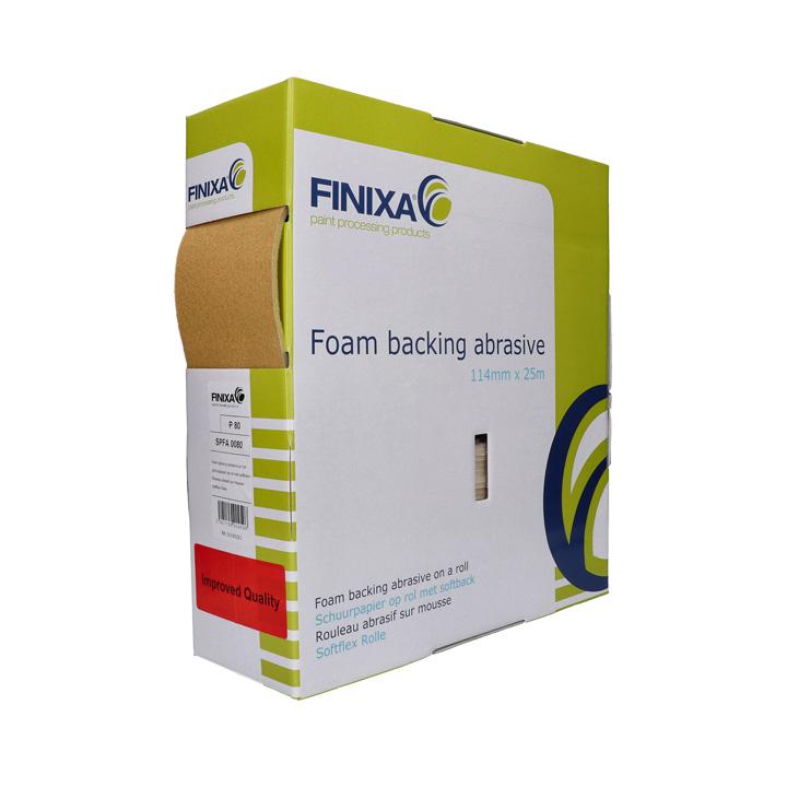 SPFA - Schuurpapier op rol met softback - 114mm x 25m